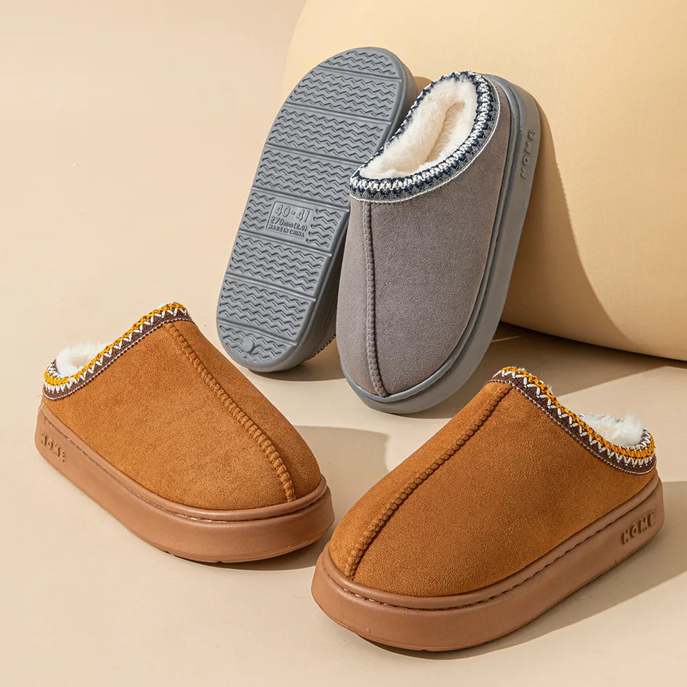Chaussons d'intérieur en suédine – vue 5