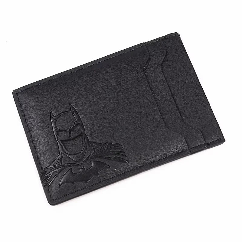Porte-cartes fin en similicuir noir – vue 6