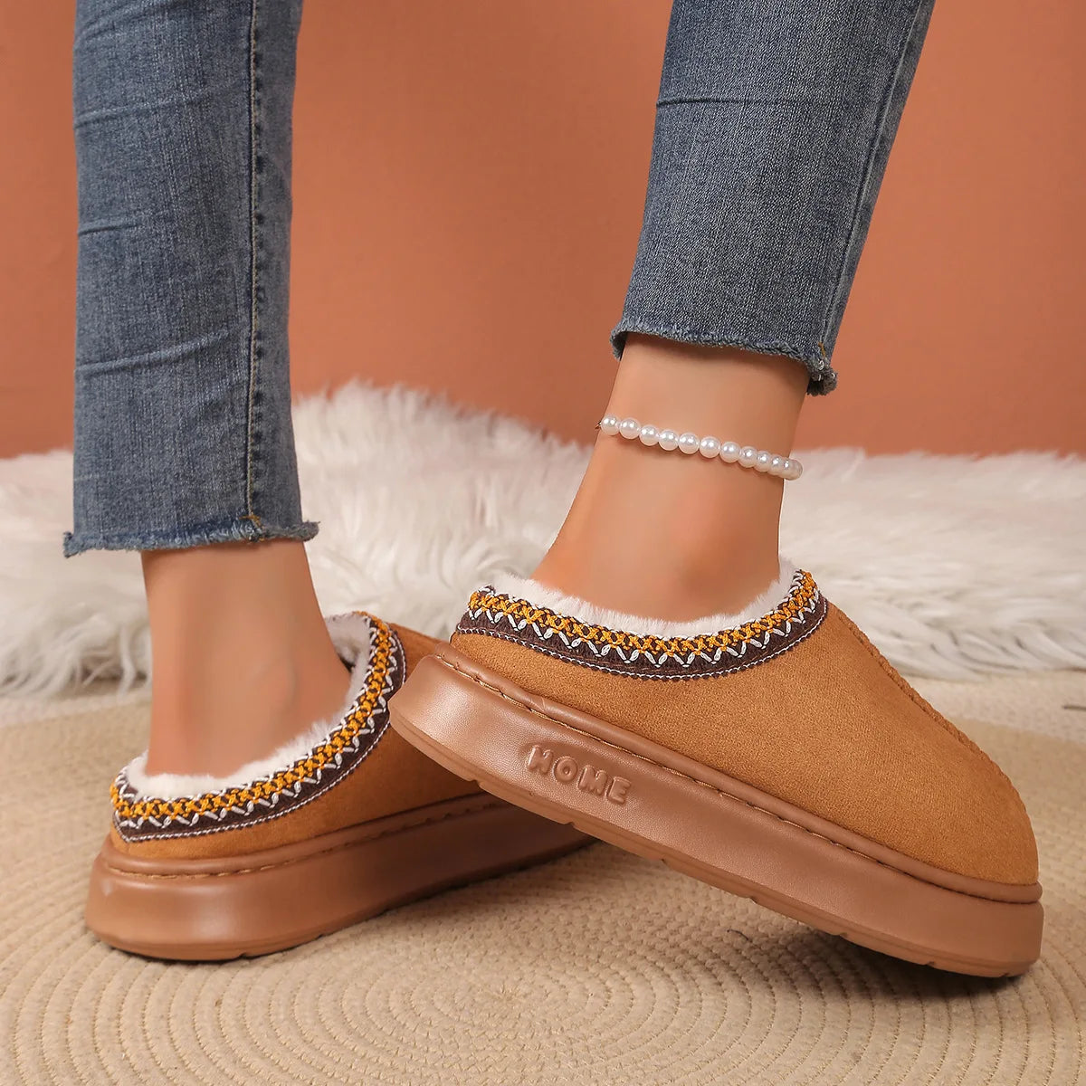 Chaussons d'intérieur en suédine – vue 3