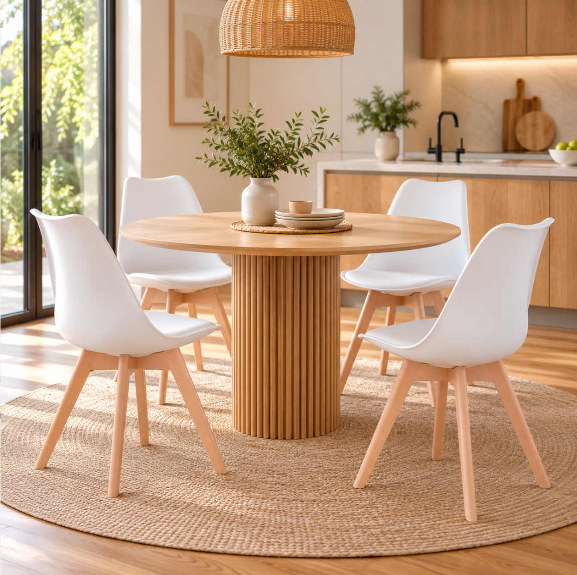 Chaises Hêtre Scandinave – vue 4