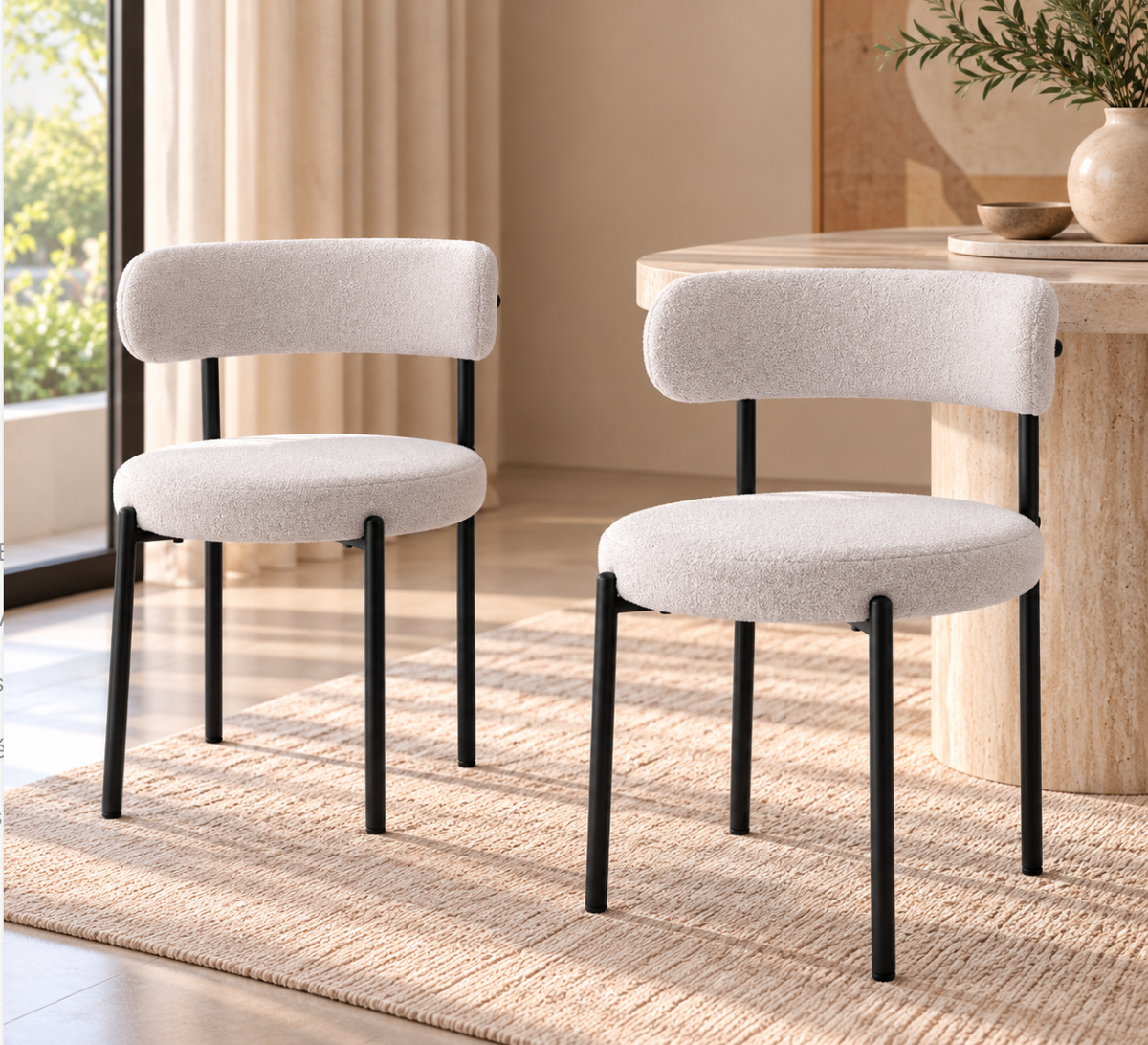 Chaises Teddy Bouclé – vue 7