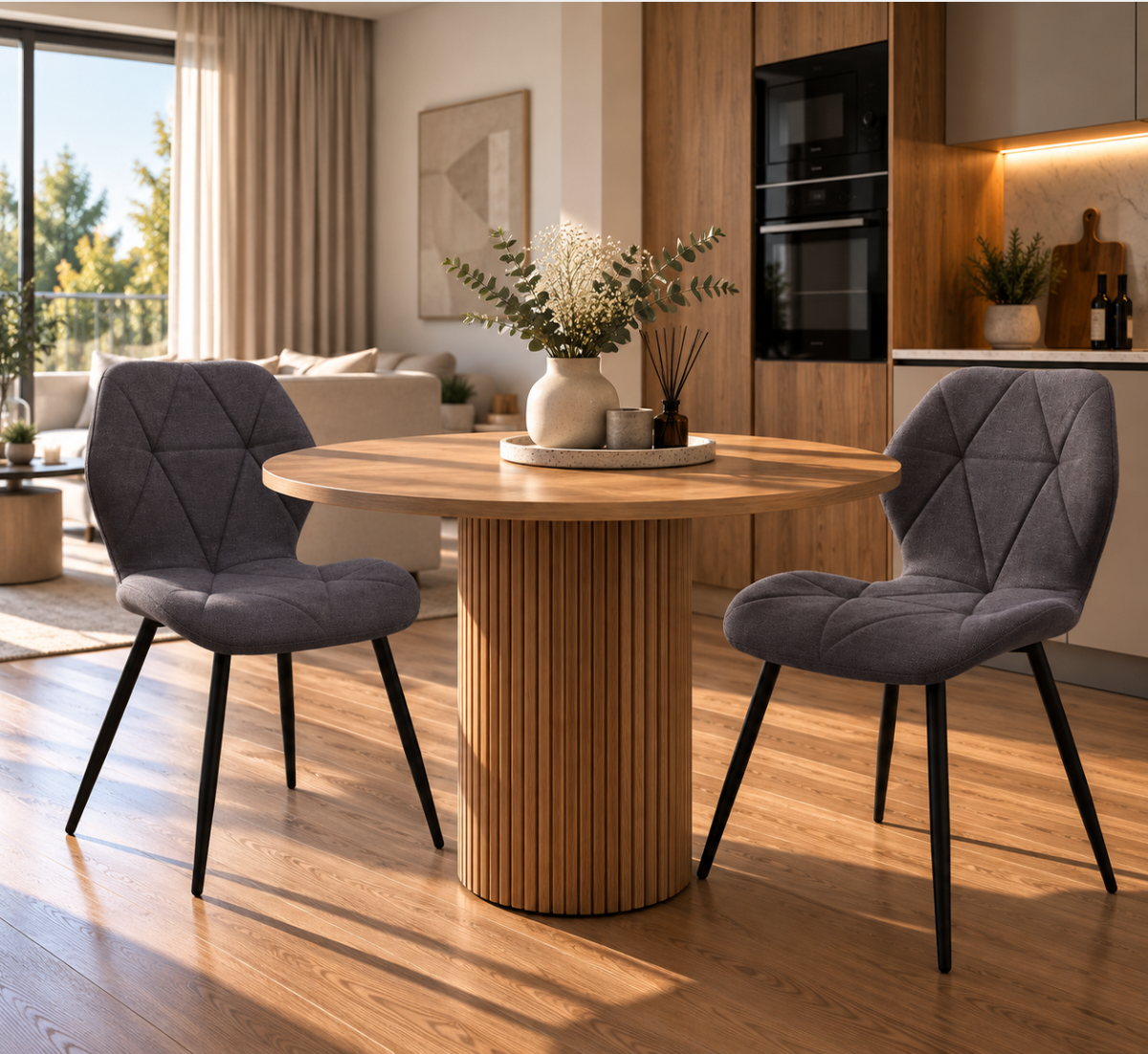 Chaises en lin – vue 12