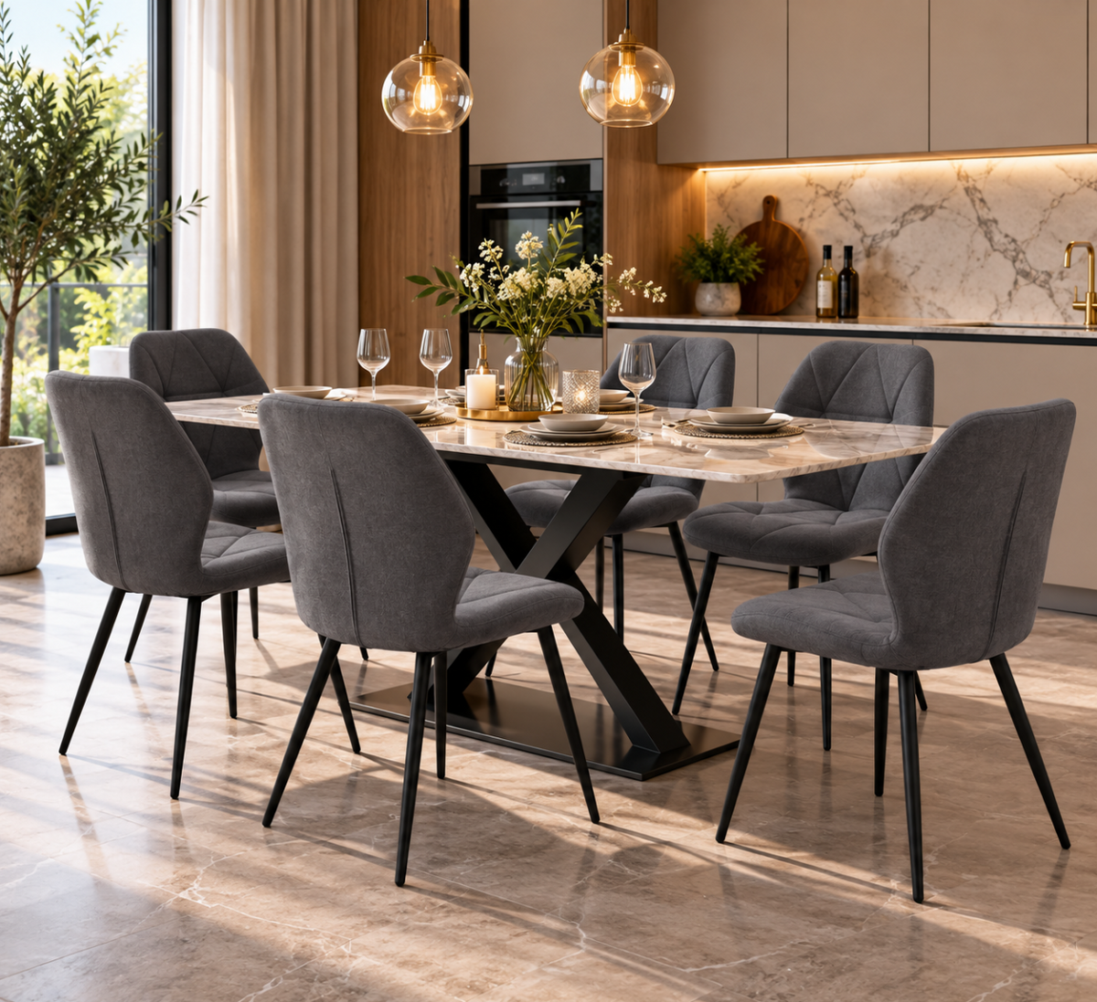 Chaises en lin – vue 4