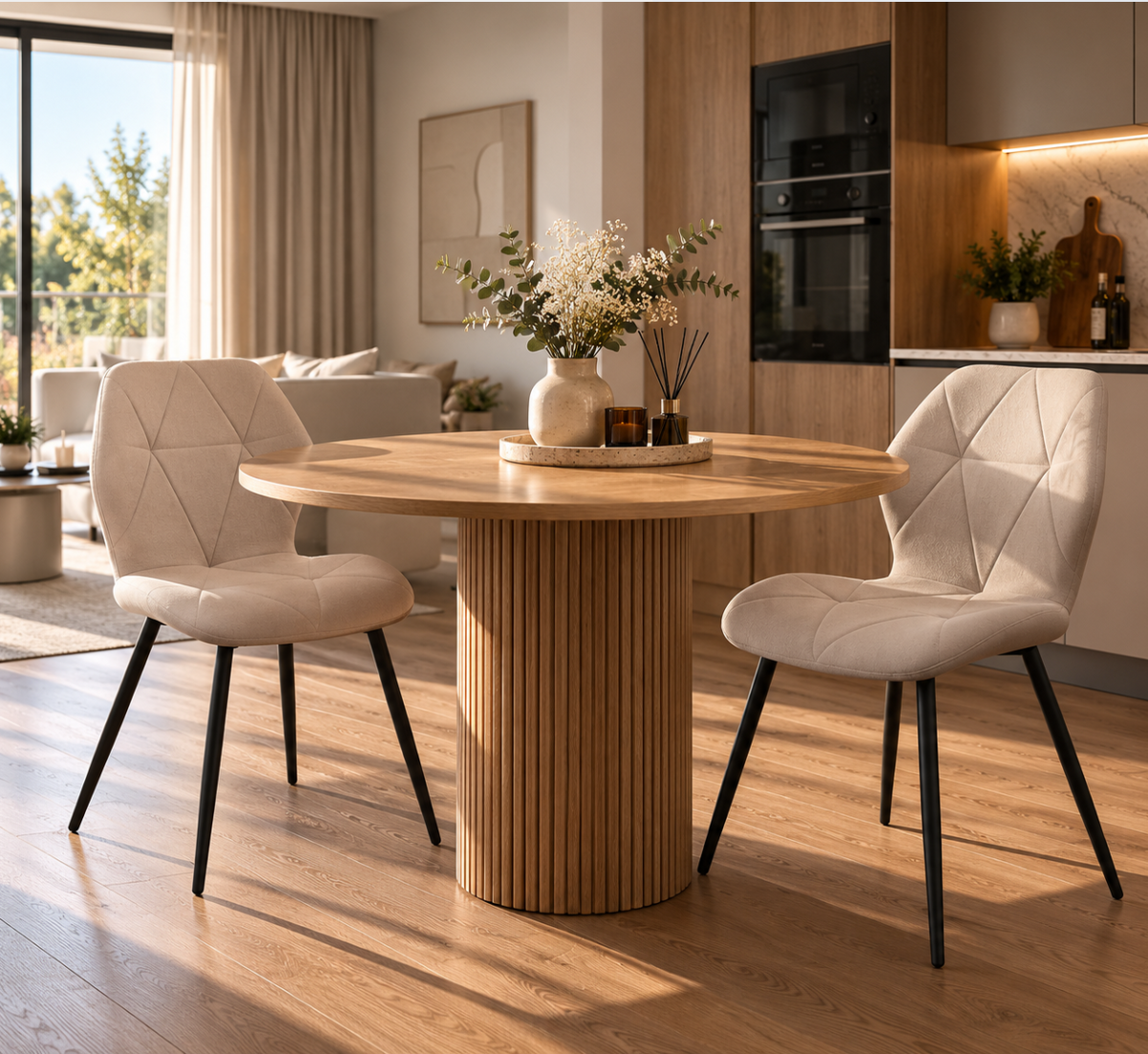 Chaises en lin – vue 9