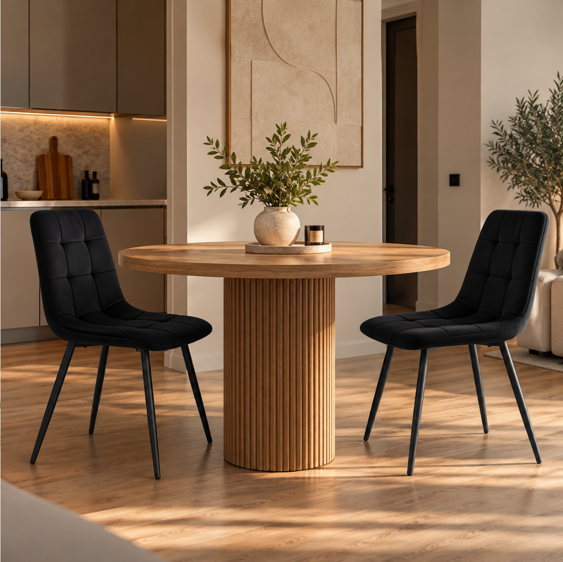 Chaises Velours Moderne – vue 6