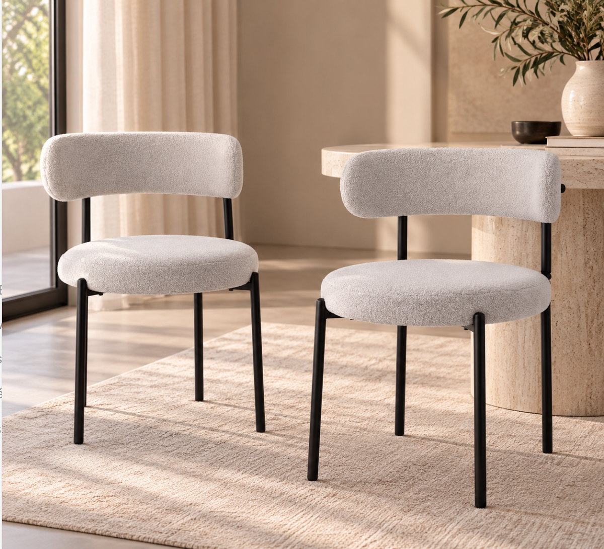 Chaises Teddy Bouclé – vue 8
