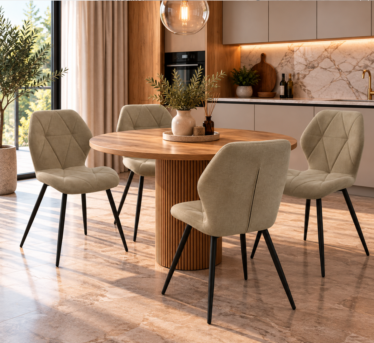 Chaises en lin – vue 7