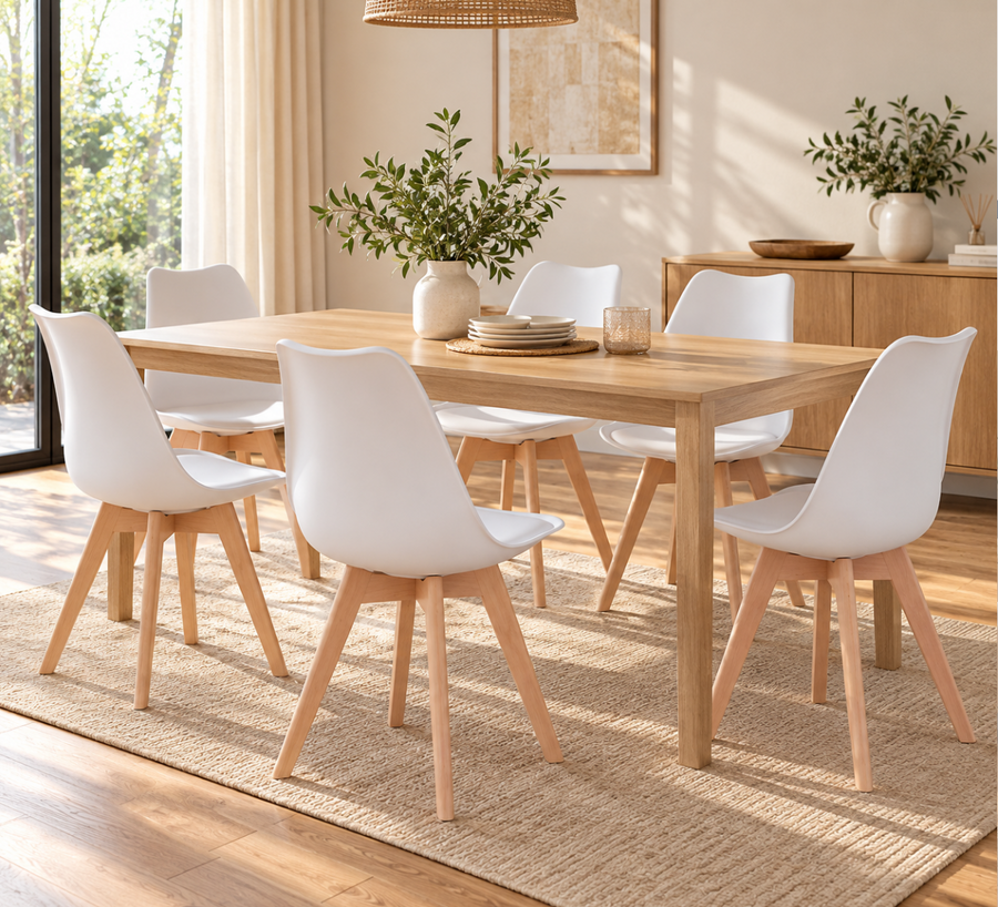 Chaises Hêtre Scandinave