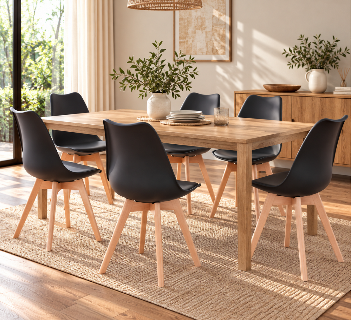 Chaises Hêtre Scandinave – vue 2