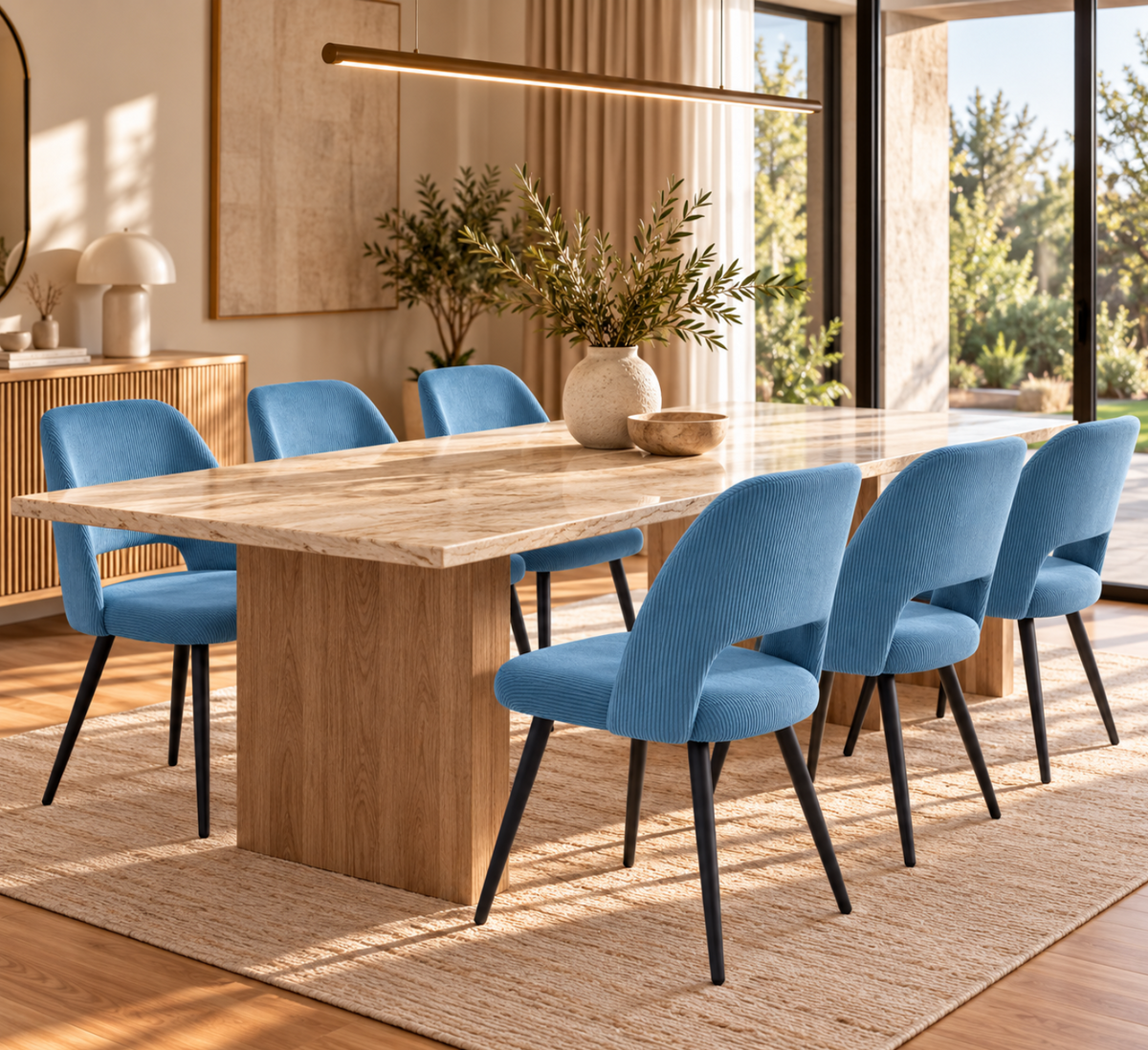 Chaises Velours Côtelé – vue 11