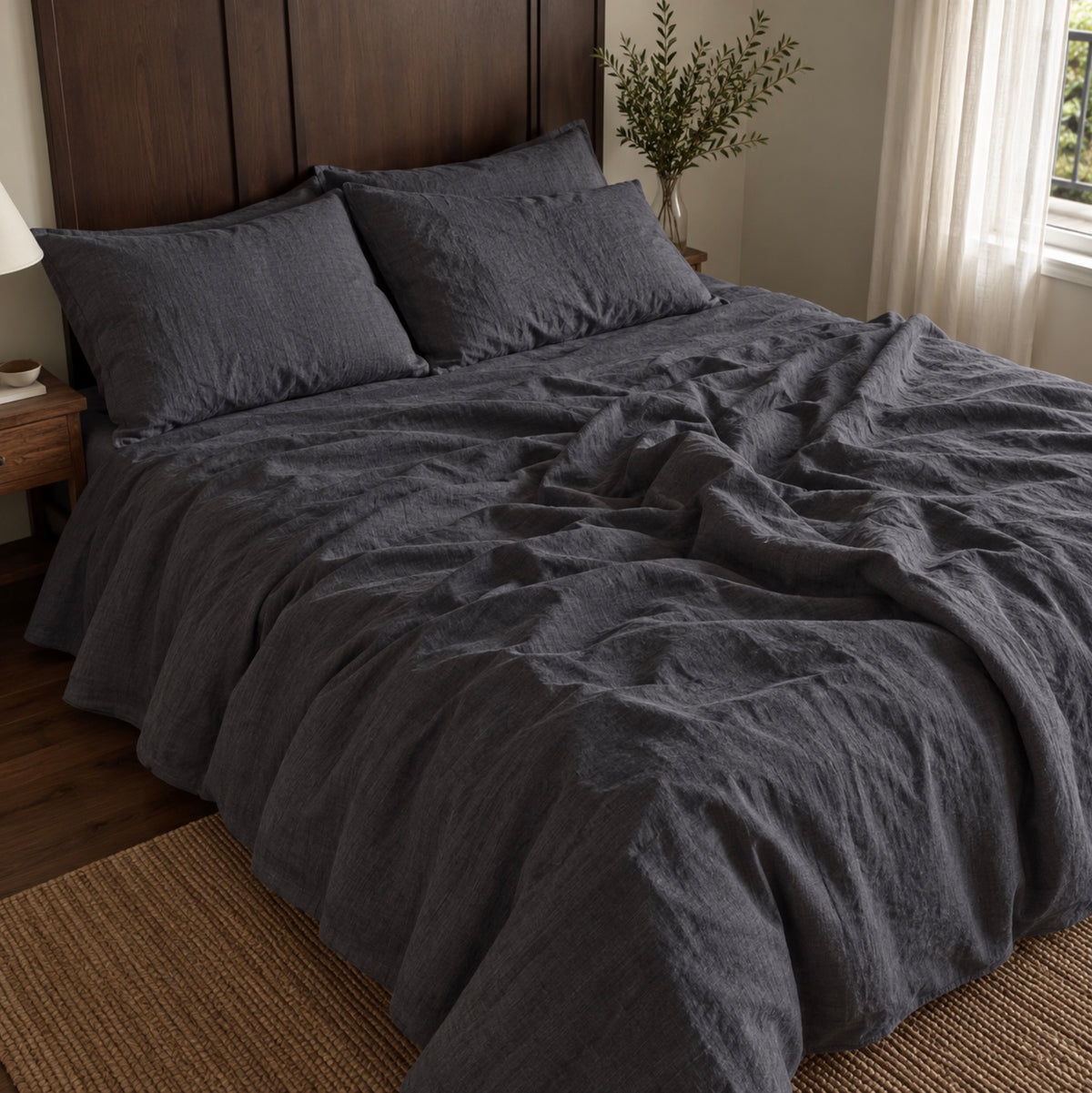 Parure de lit en lin 100 % – vue 3